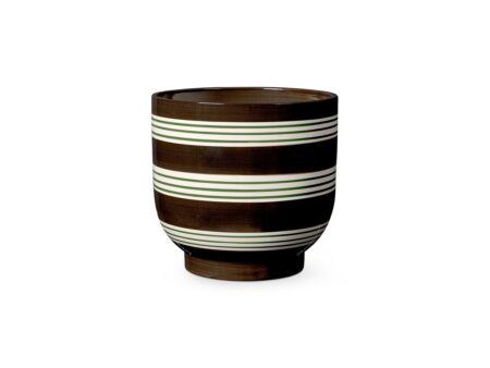 Kähler - Omaggio nuovo vase - Vase - Brown - 19 cm - H14,5 x D10,5 cm