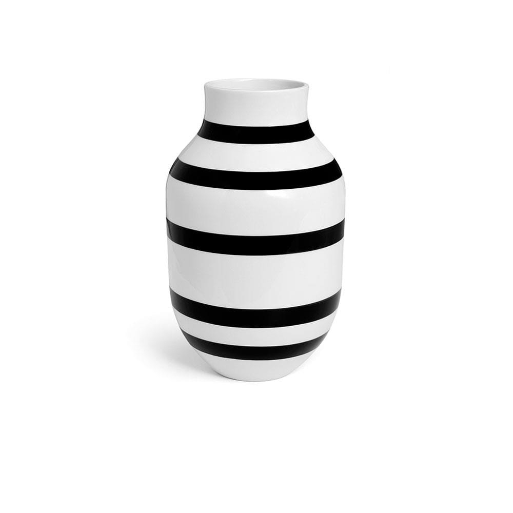 Kähler - Omaggio vase 30 cm, sort Kähler - Omaggio vase 30 cm, sort