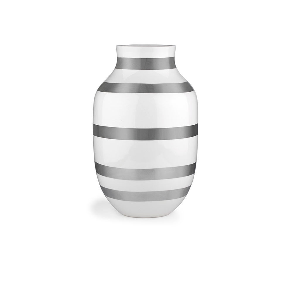 Kähler - Omaggio vase 30,5 cm, sølv Kähler - Omaggio vase 30,5 cm, sølv