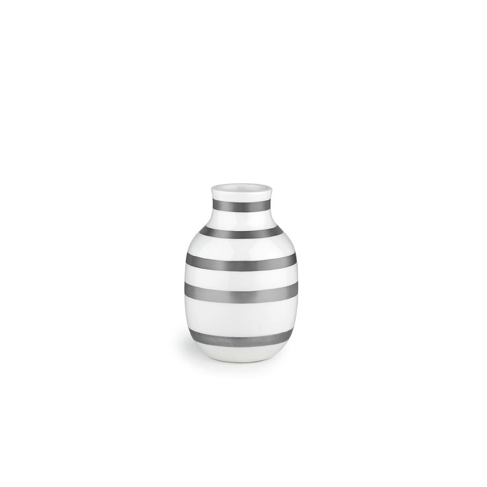 Kähler - Omaggio vase H12,5 cm sølv Kähler - Omaggio vase H12,5 cm sølv