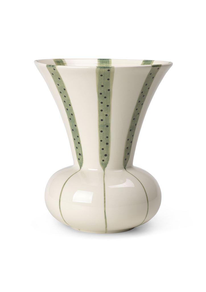 Kähler Signature Vase H: 20 cm - Grøn Kähler Signature Vase H: 20 cm - Grøn
