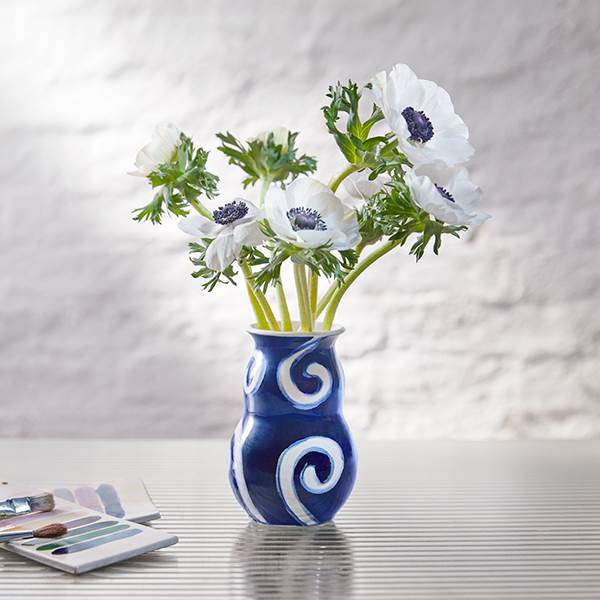 Kähler Tulle Vase H 13 cm – Blå