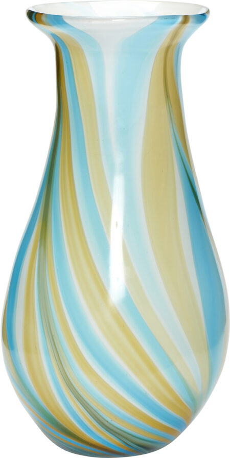 Kaleido Vase Blue/yellow