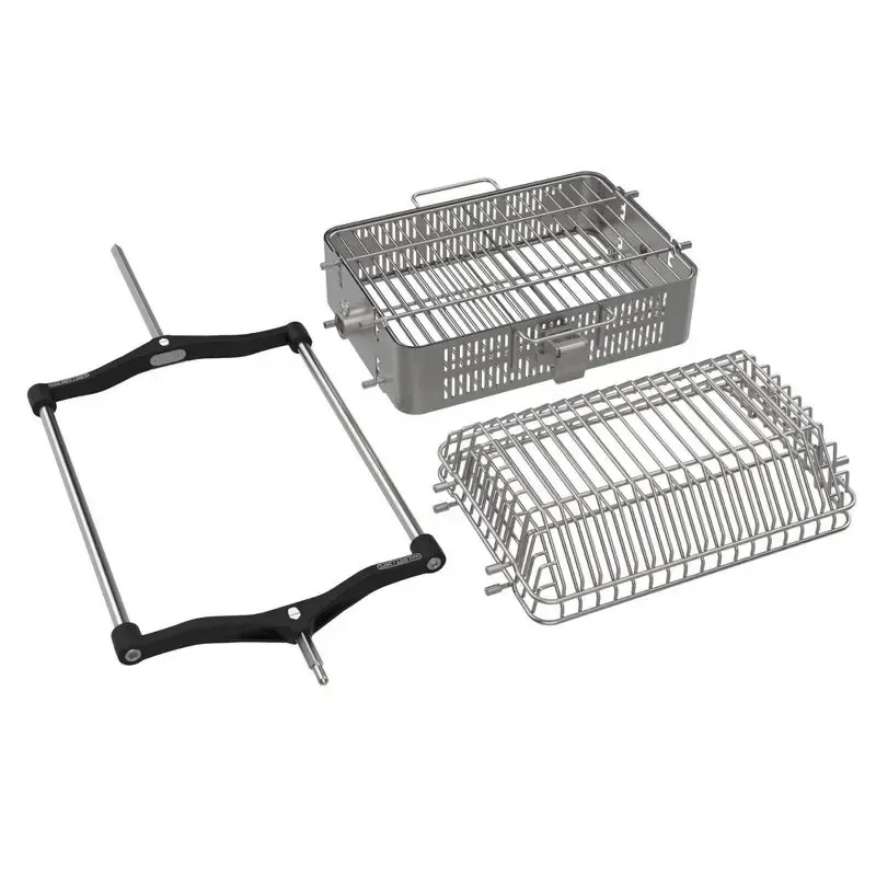 Kamado Joe JOEtisserie Kurv Sæt med 2 kurve & 1 håndtag Rustrfri Kamado Joe JOEtisserie Kurv Sæt med 2 kurve & 1 håndtag Rustrfri