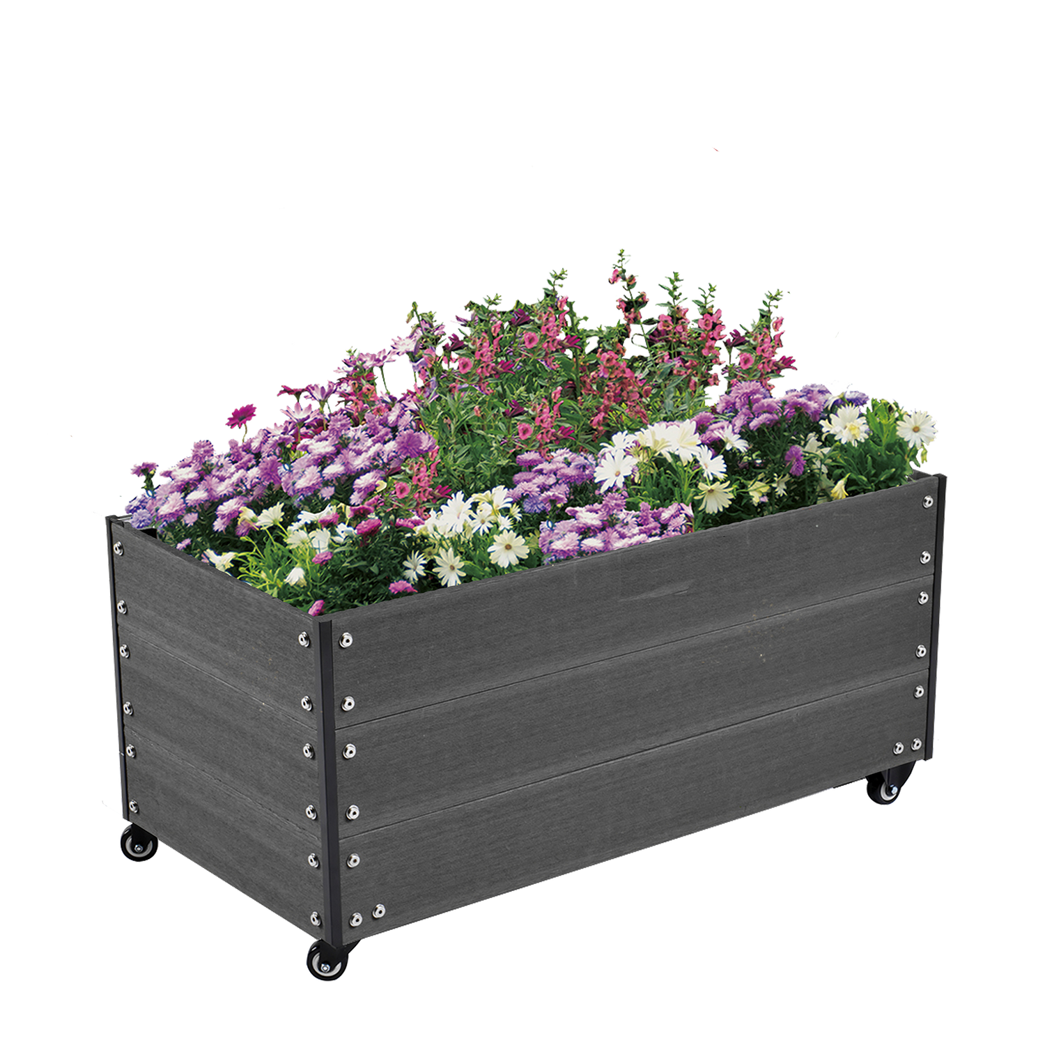 Kapilærskjuler HORTUS inkl. hjul, WPC 36 x 50 x 90 cm Kapilærskjuler HORTUS inkl. hjul, WPC 36 x 50 x 90 cm