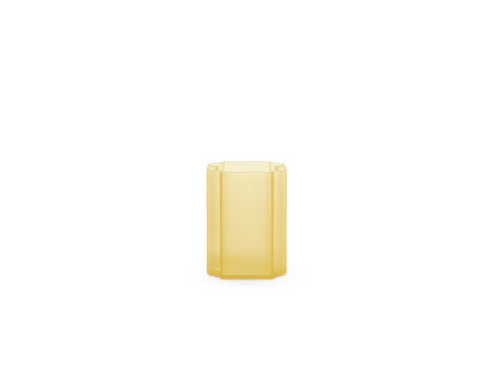 Kartell - Okra Vase Low Yellow