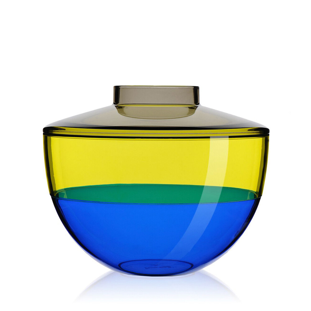 Kartell - Shibuya Vase Grey/Yellow/Blue Kartell - Shibuya Vase Grey/Yellow/Blue