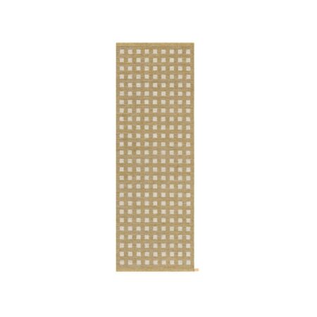 Kasthall Sugar Cube Icon entrétæppe/løber Yellow ochre 484, 85x250 cm
