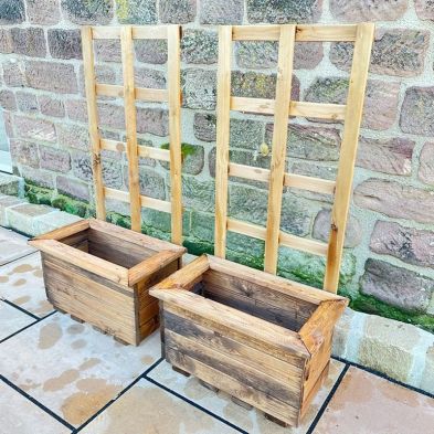 Kensington Raised Planter - Brown by Charles Taylor