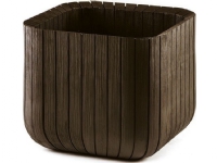 Keter Donica Curver Cube Planter L Brązowy (229533)
