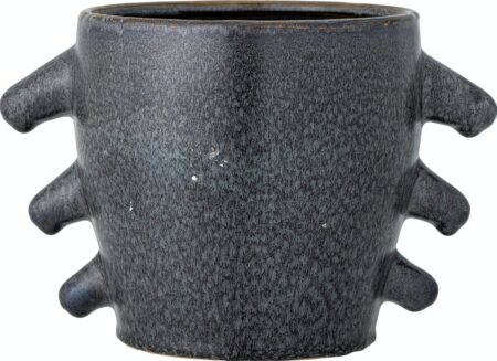 Khan, Urtepotteskjuler, Stentøj by Bloomingville (H: 17 cm. x B: 17,5 cm. x L: 25 cm., Grå)