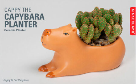 Kikkerland - Urtepotteskjuler - Cappy The Capybara Planter - Stor