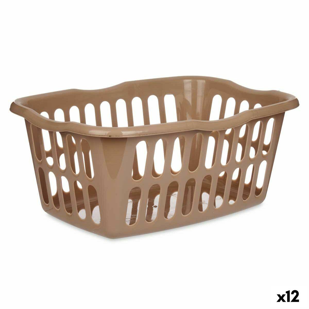 Kipit Kurv 8067-T - taupe vasketøjskurv, polypropylen, 50 l (12 stk) Kipit Kurv 8067-T - taupe vasketøjskurv, polypropylen, 50 l (12 stk)