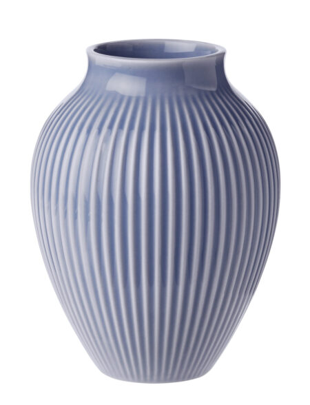 Knabstrup Keramik | Knabstrup Vase, Riller | H12.5CM
