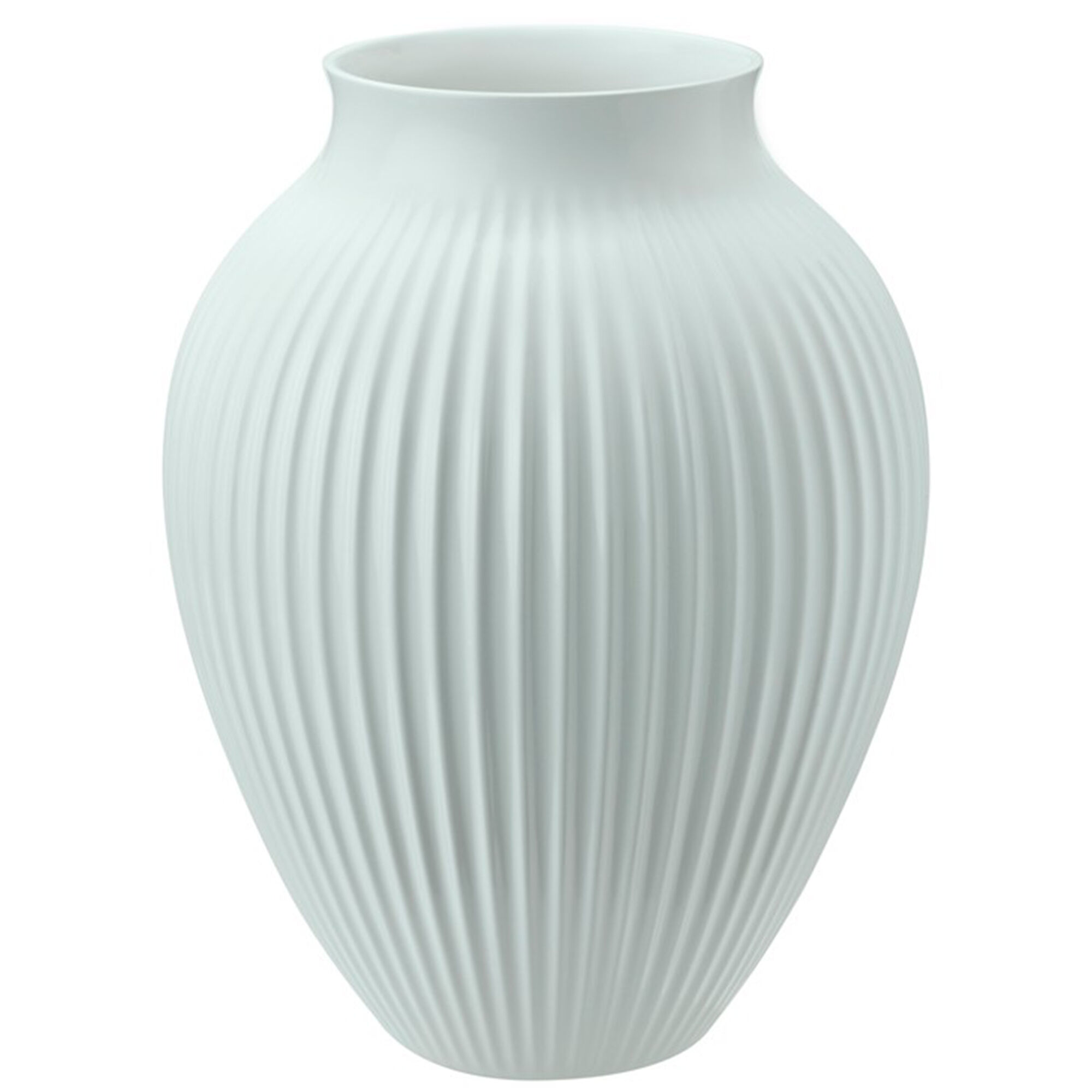 Knabstrup Ripple vase 27 cm, mat ice blue Knabstrup Ripple vase 27 cm, mat ice blue