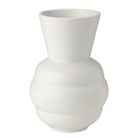 Knabstrup Tortus Archie Vas 21 cm, hvid