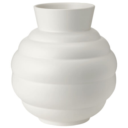 Knabstrup Tortus Archie Vas 26,5 cm, hvid