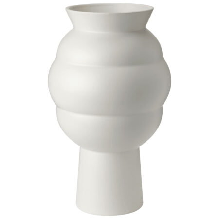 Knabstrup Tortus Archie Vas 37 cm, hvid