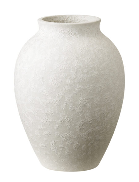 Knabstrup Vas H 12.5 Cm White Knabstrup Keramik White