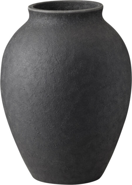 Knabstrup Vase, Antracitgrå, 12,5 cm