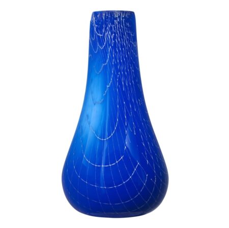 Kodanska Flow Vase H: 40-45 cm - Blue W. Print UDSTILLINGSMODEL OUTLET