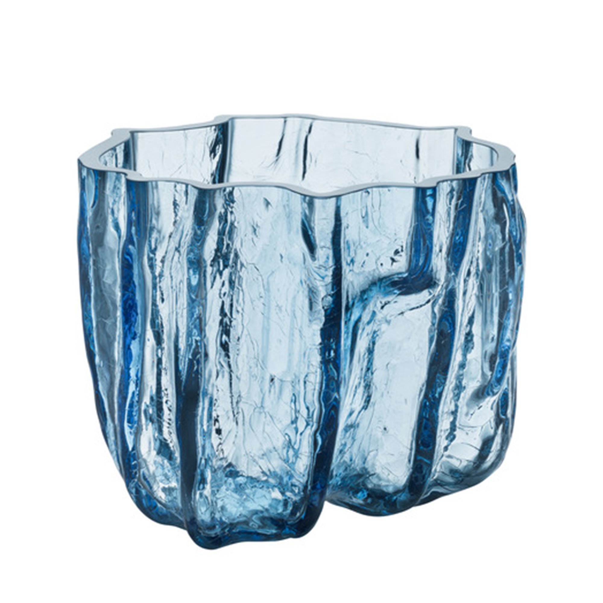 Kosta Boda Crackle vase 175 mm, circular glass Kosta Boda Crackle vase 175 mm, circular glass
