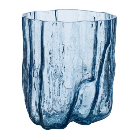 Kosta Boda Crackle vase 27 cm Cirkulært glas