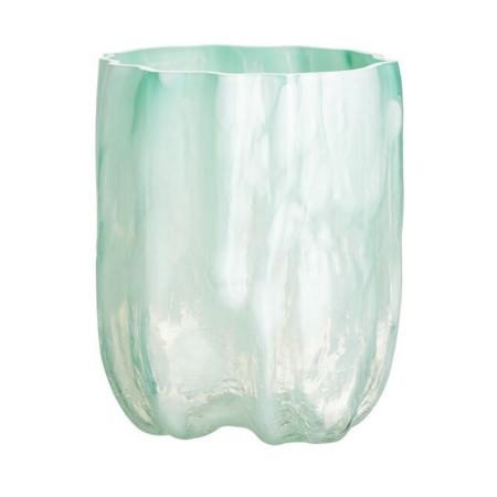 Kosta Boda Crackle vase 27 cm Jadegrøn