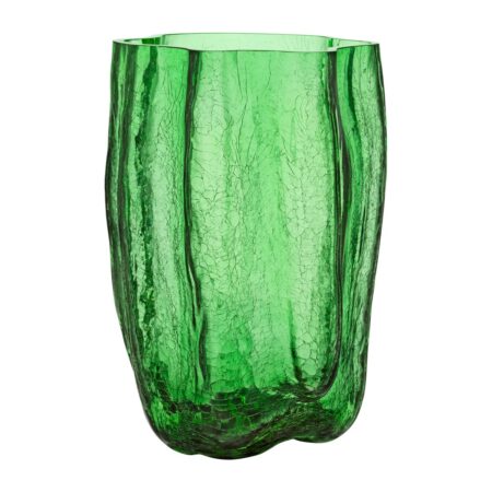 Kosta Boda Crackle vase 37 cm Grøn