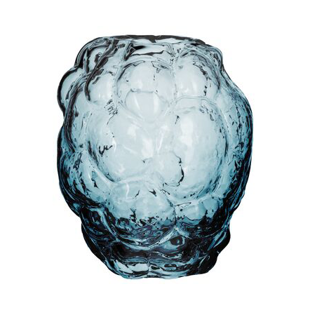Kosta Boda Moss vase cirkulær 11,5 cm Blå