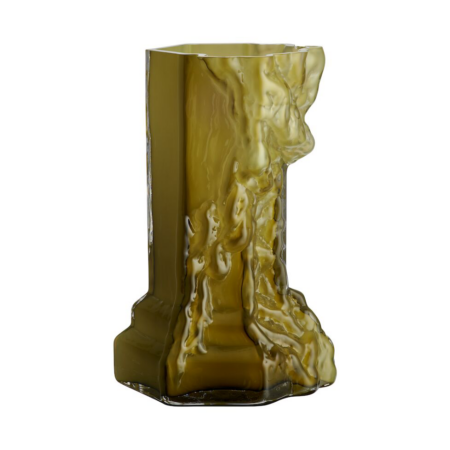 Kosta Boda Rocky Baroque vase 35 cmm Olive