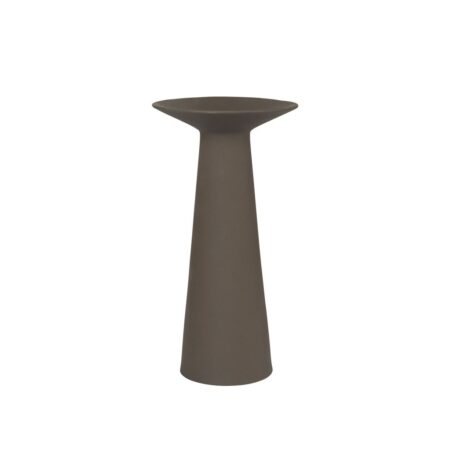 Kristina Dam Collar Vase L Ø: 22 cm - Mørkebrun