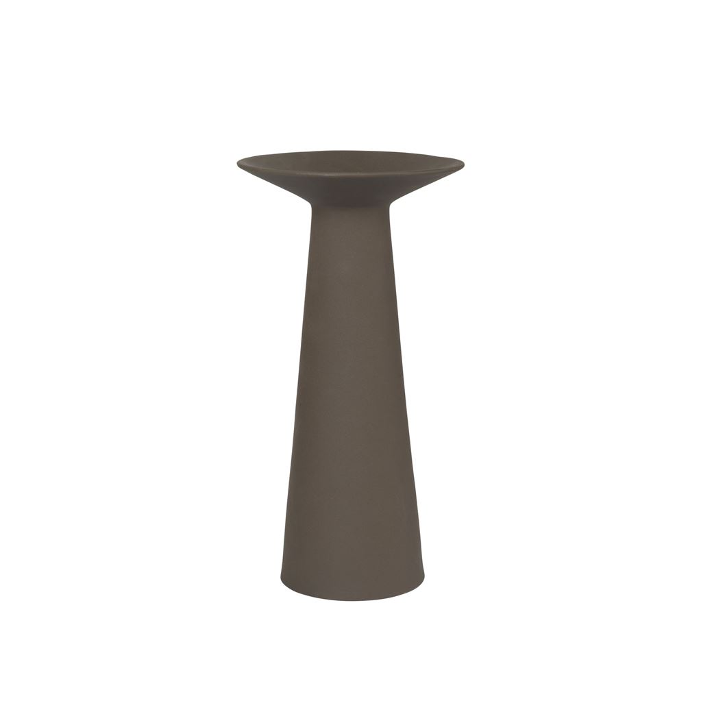 Kristina Dam Collar Vase L Ø: 22 cm - Mørkebrun Kristina Dam Collar Vase L Ø: 22 cm - Mørkebrun
