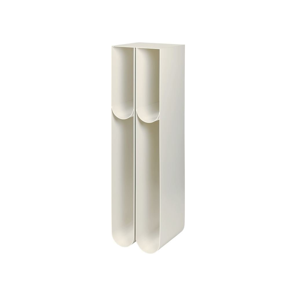 Kristina Dam Studio Curved Pedestal 100x26 cm - White Kristina Dam Studio Curved Pedestal 100x26 cm - White
