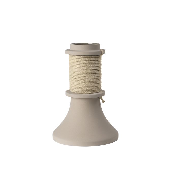 Kristina Dam Studio Rope Vase H:32,5 cm - Beige Kristina Dam Studio Rope Vase H:32,5 cm - Beige