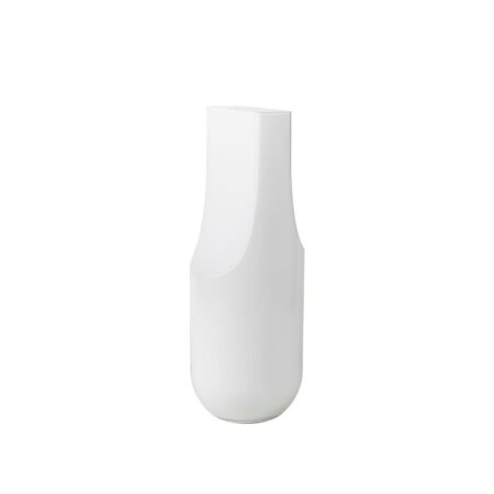 Kristina Dam Studio Serif Vase Large H: 42 cm - Opal White Glass