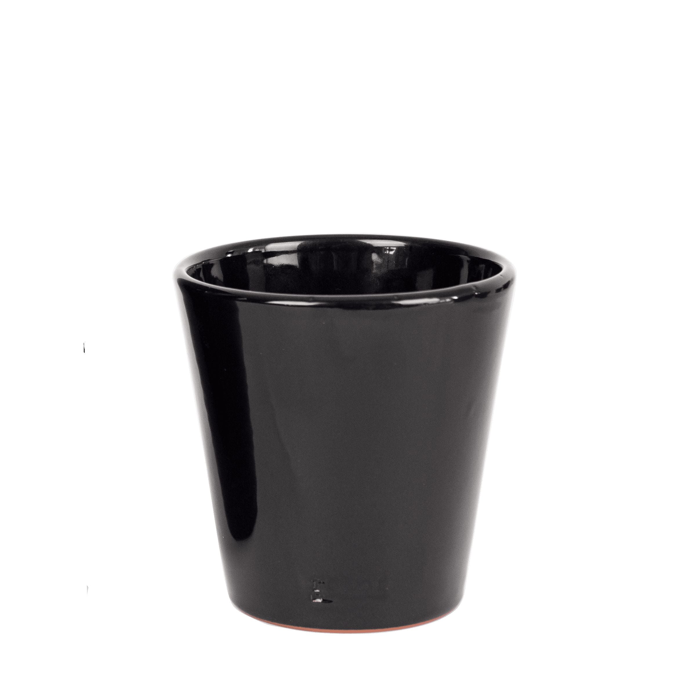 Kruka liten-svart blank Kruka liten-svart blank