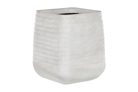 Krukke 50 x 50 x 49 cm Hvid PARIKIA - Hvid