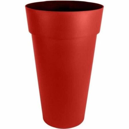 Krukke EDA XXL rød rouge Ø48 × 80 cm - plastik, cirkulær