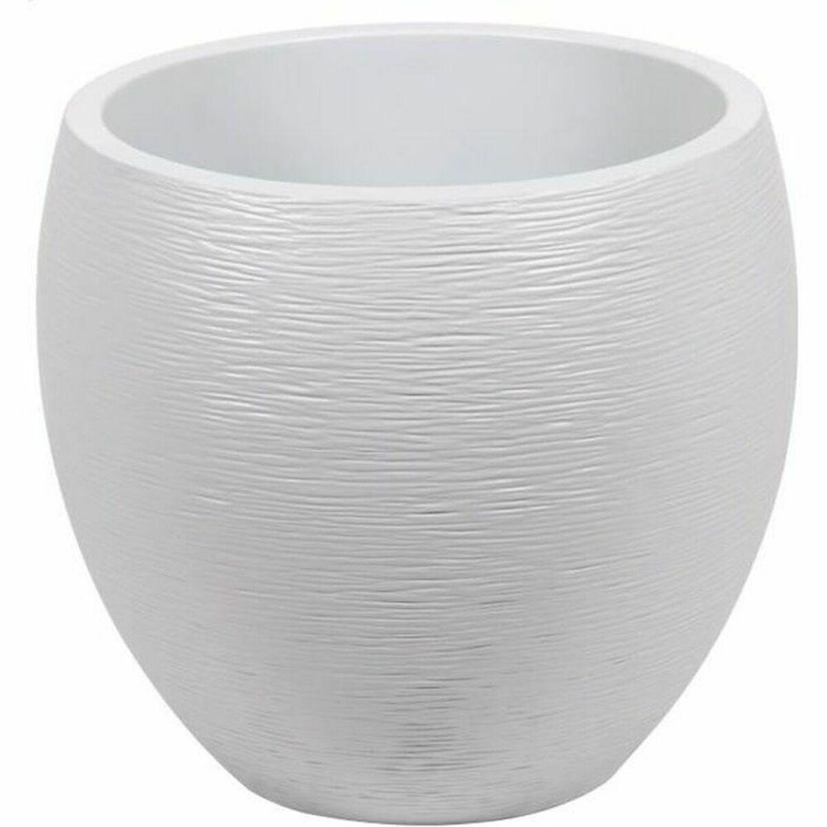 Krukke EDA - hvid cirkulær urtepotte Ø 50 cm Krukke EDA - hvid cirkulær urtepotte Ø 50 cm