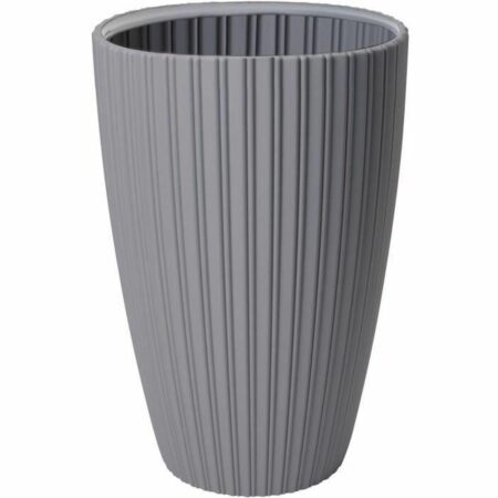 Krukke Garden ID Fancy grå polyetylen 40 × 58 cm