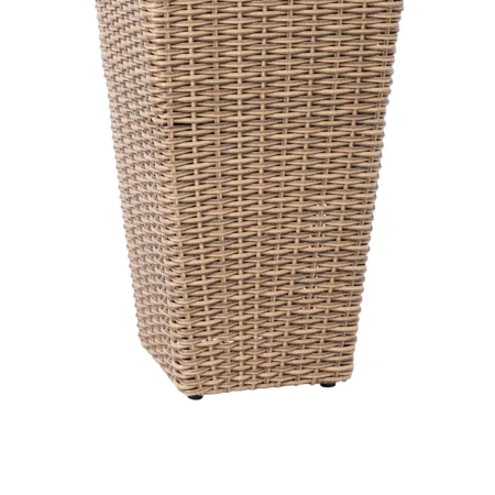 Krukke L30xB30xH50 cm i natur polyrattan