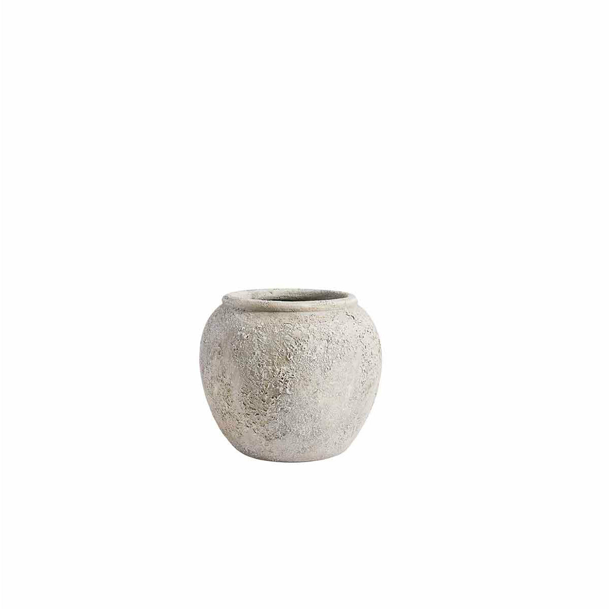 Krukke Luna Grey - Grå - Terracotta - H: 25 Ø: 29 cm Krukke Luna Grey - Grå - Terracotta - H: 25 Ø: 29 cm