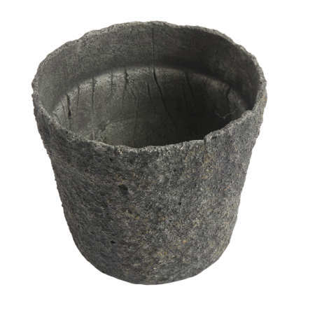 Krukke Mosu 16 - Mos grøn - Cement med rå sand finish - H: 16 Ø: 17 cm