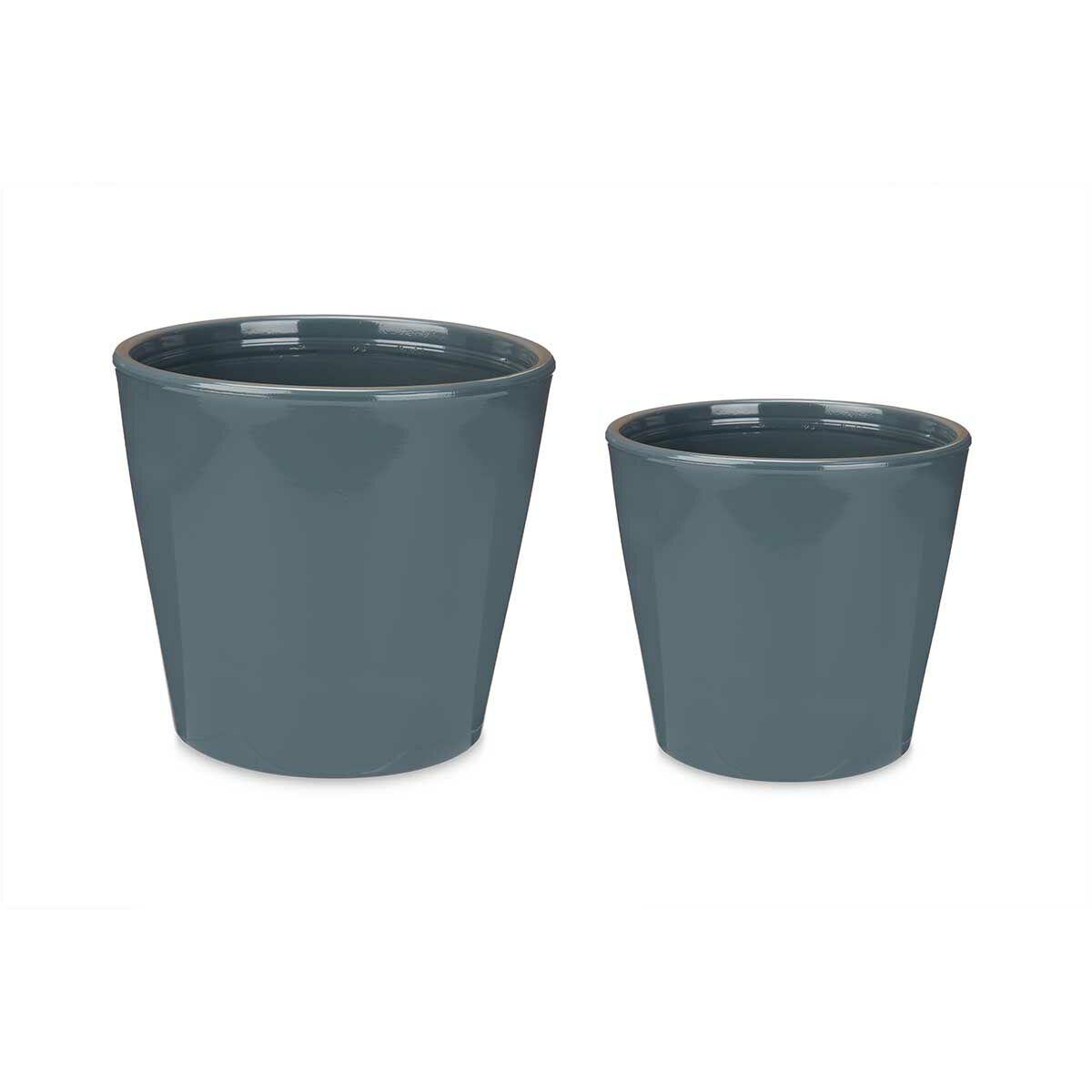Krukker Ibergarden antracit ler - sæt Ø22 & Ø28 cm (2 dele) Krukker Ibergarden antracit ler - sæt Ø22 & Ø28 cm (2 dele)