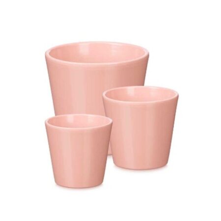 Krukker Ibergarden pink ler - sæt af 3 (Ø14/Ø17/Ø22 cm)