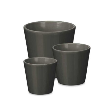 Krukker sæt Ibergarden antracit ler - Ø14/17/22 cm (3 dele)
