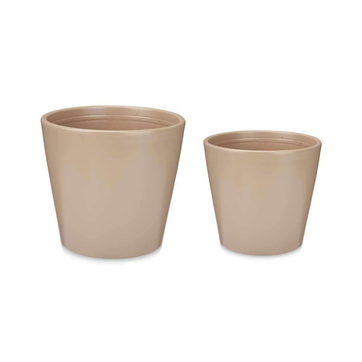 Krukker sæt Ibergarden beige ler Ø22 + Ø28 cm - 2 dele Krukker sæt Ibergarden beige ler Ø22 + Ø28 cm - 2 dele