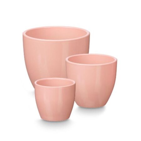 Krukker sæt Ibergarden - pink ler, Ø14/17/22 cm, 3 dele