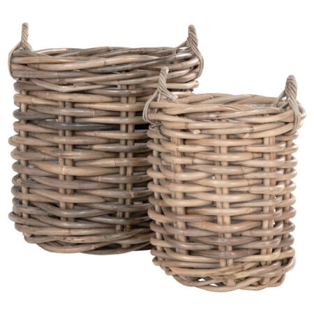 Kubu Rattan kurvesæt - 44x58 / 57x63